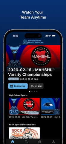 Fountain City Sports Network iPhone screenshot