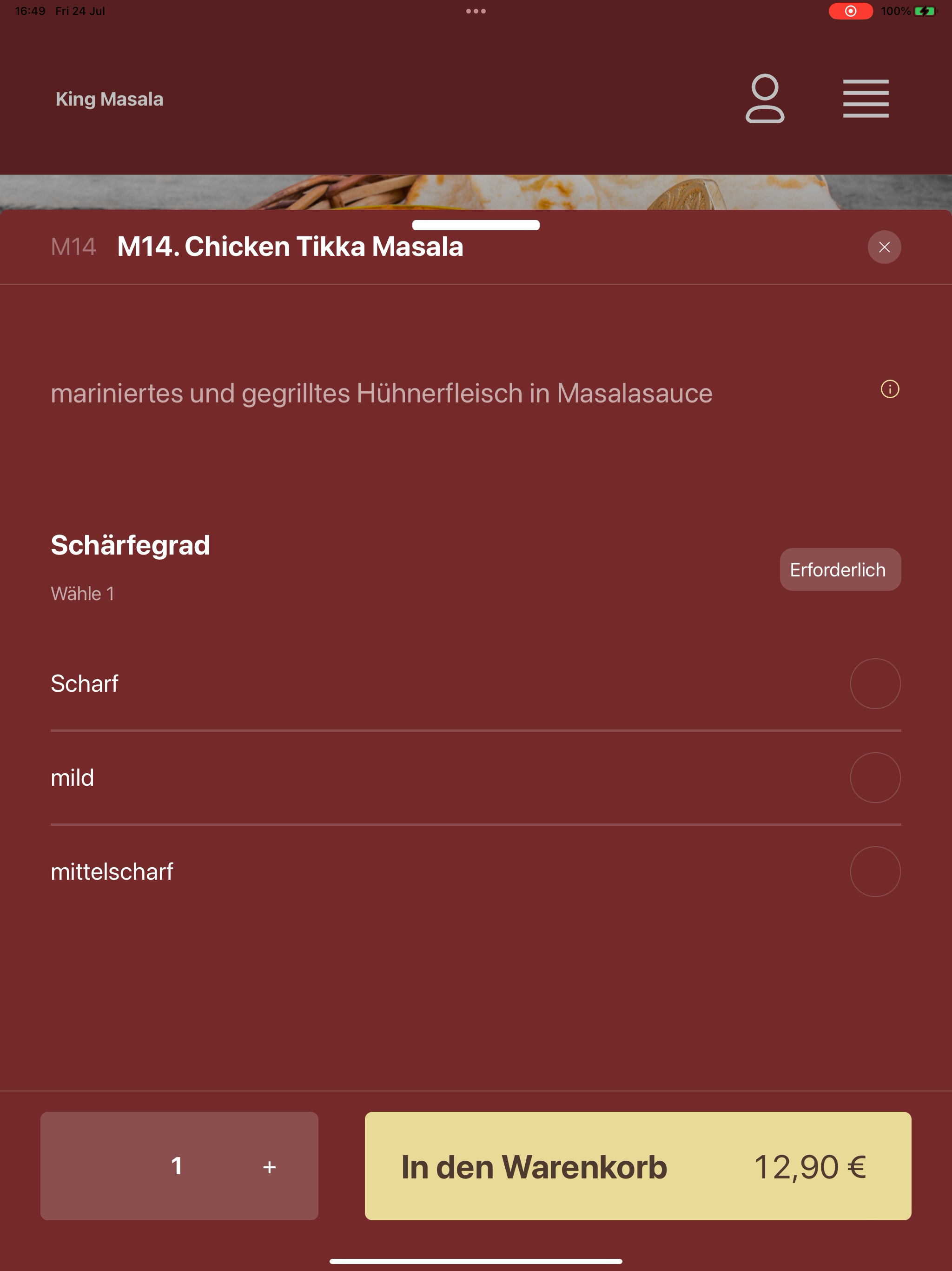 King Masala Augsburg screenshot 15
