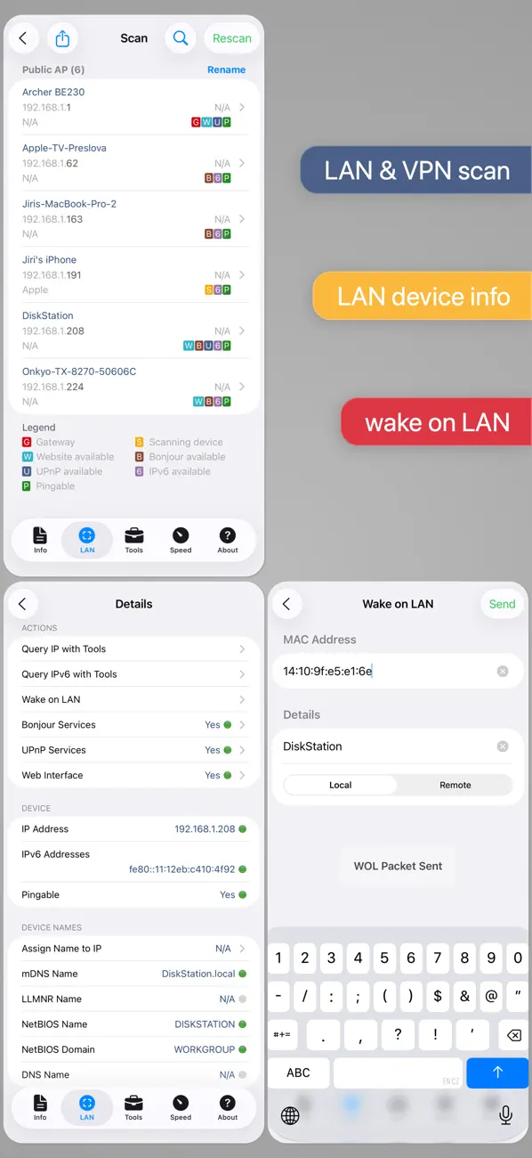 #2. Network Analyzer Pro (iOS) От: Techet