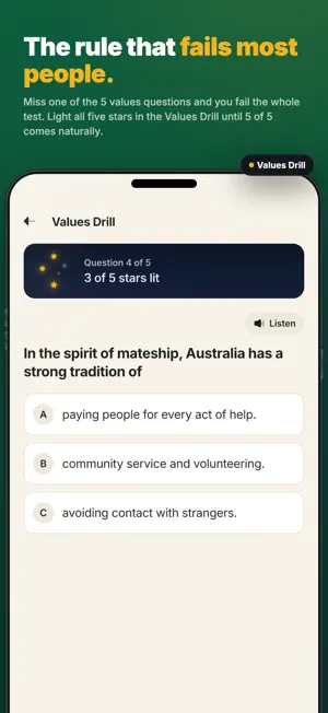 Australian Citizenship Test Oz screenshot 2