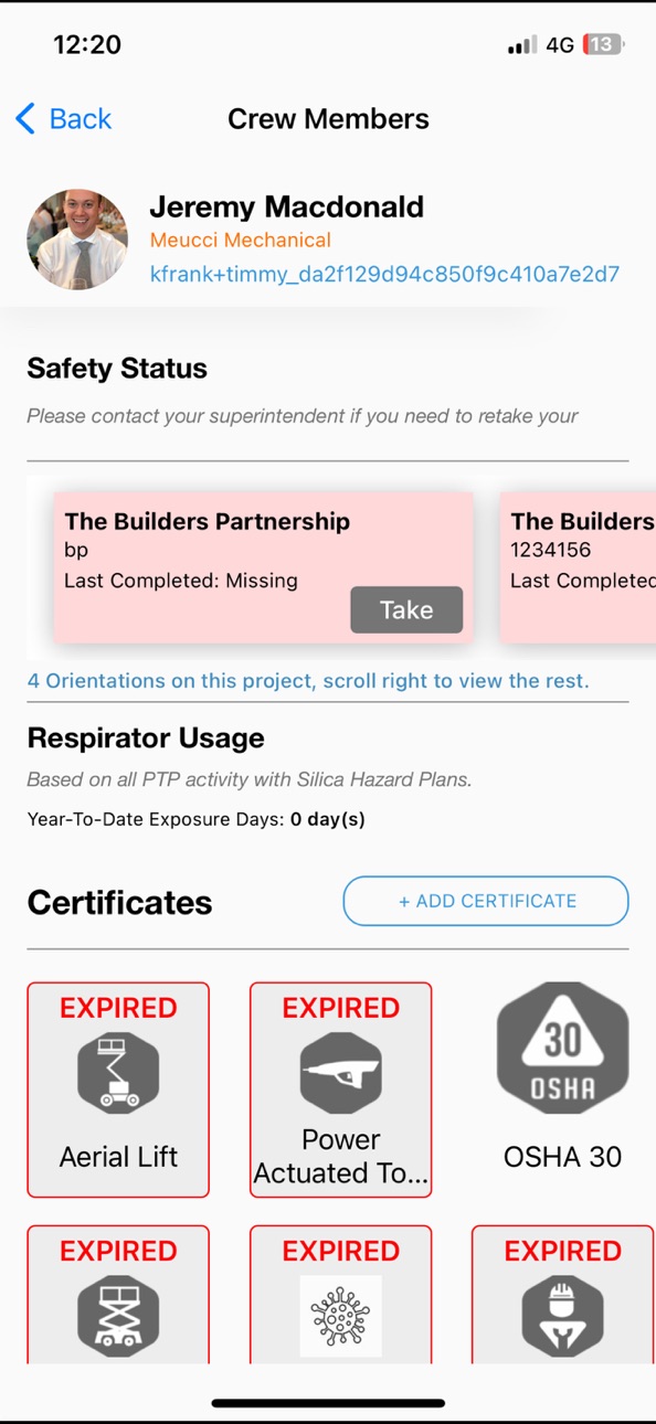 iPhone screenshot