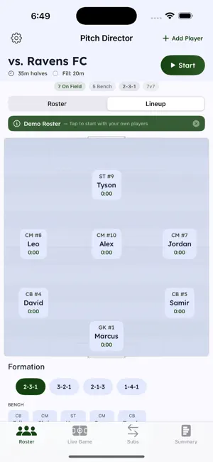 PitchDirector screenshot 3