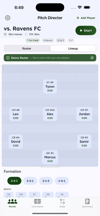 PitchDirector Screenshot 3 of 4