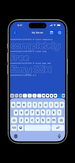 Скриншот Легкий SSH на iPhone 2