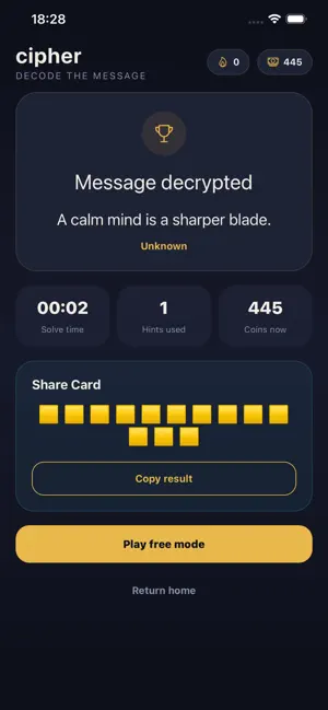 Cipher - Decode the Message screenshot 3