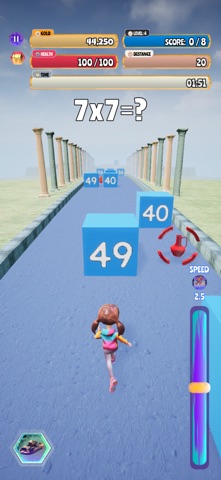 Arithmetic Run iPhone screenshot