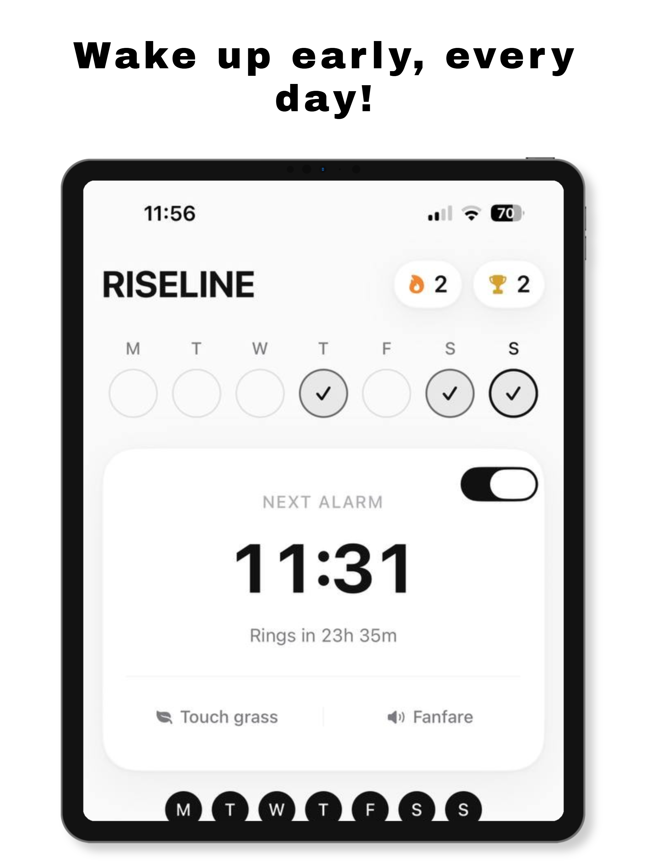 Riseline : Wake Up Alarm screenshot 7