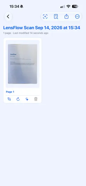 LensFlow Scanner screenshot 4