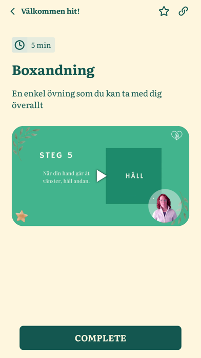 Medveten Andning Screenshot