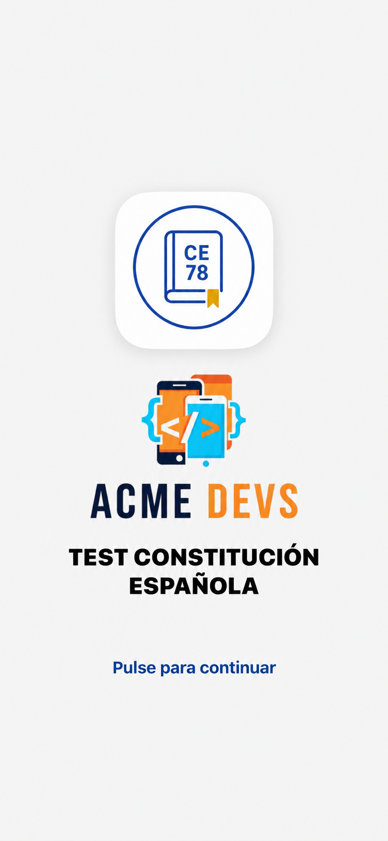 Test Constitución Española 78 screenshot 5