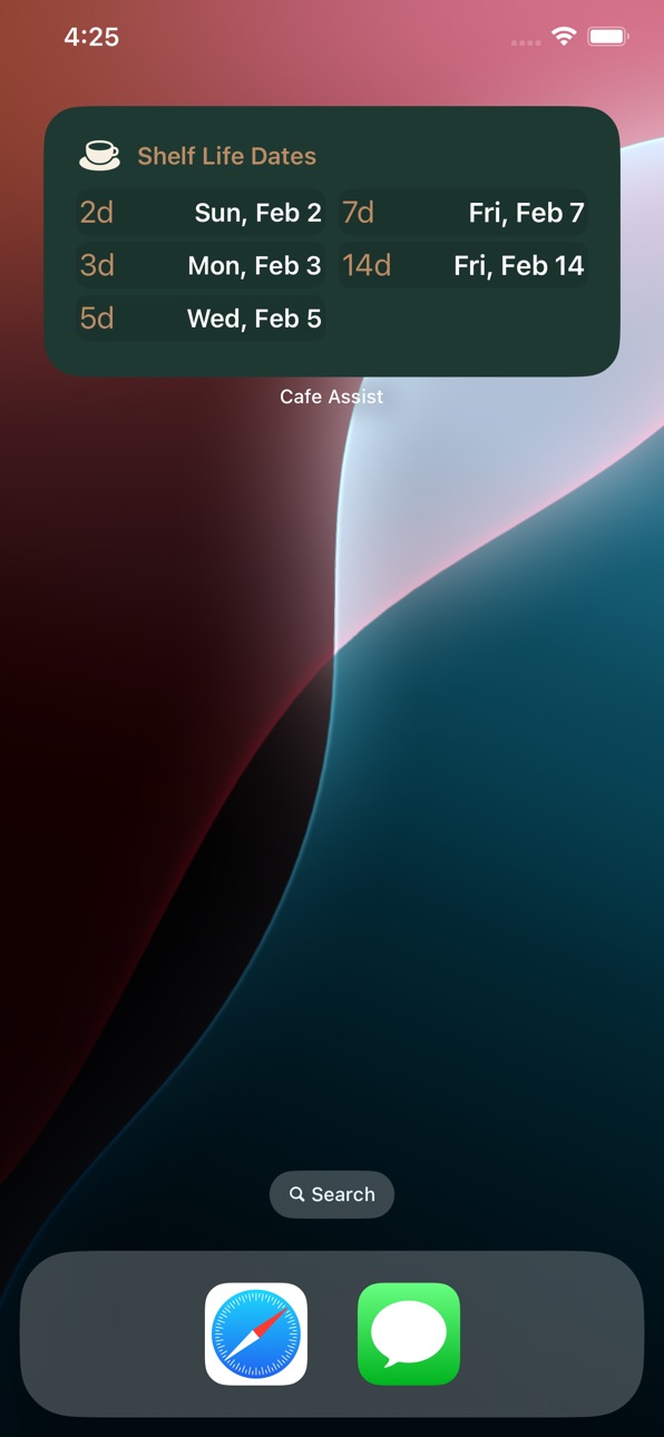 iPhone screenshot