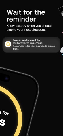 Quit Smoking Habit Tracker iPhone screenshot