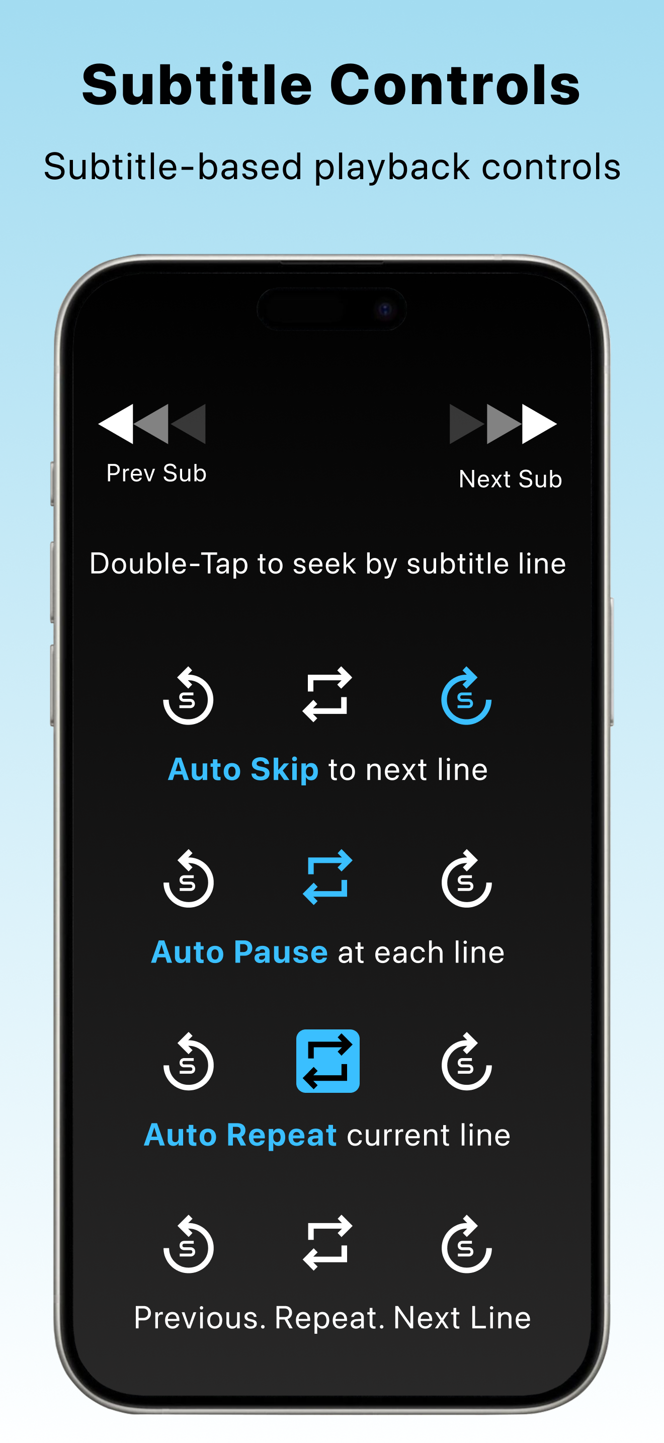 SubX Player: AI Dual Subtitles