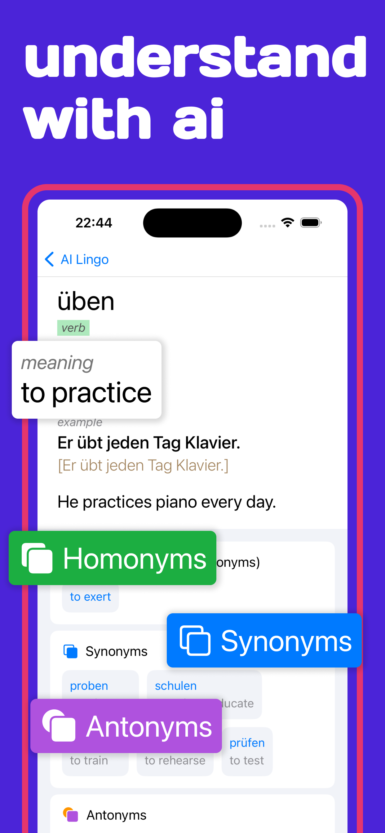 AI Lingo - Build vocabulary