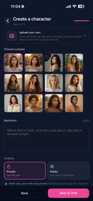 Tendera: AI Companion Chat screenshot 8