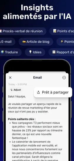 Capture d'écran de Voicetree: Dictée & Notes sur iPhone 3
