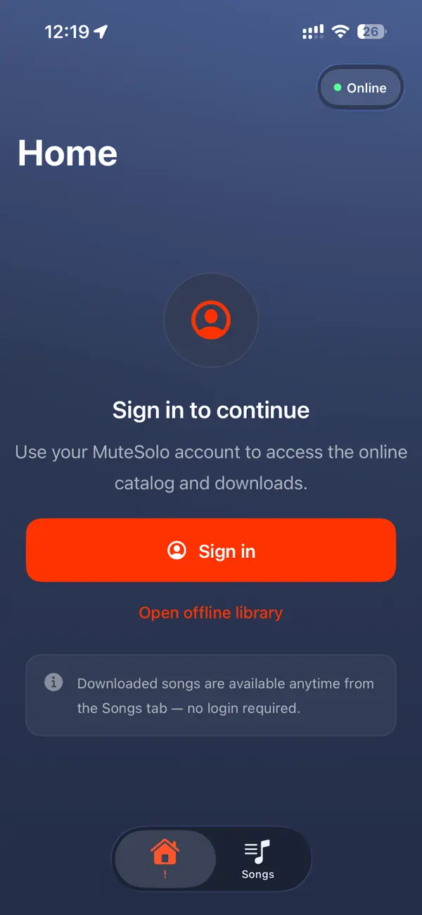 Screenshot #1 pour MuteSolo Go: Stem Player Mixer