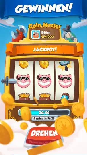 Screenshot von Coin Master auf dem iPhone 4
