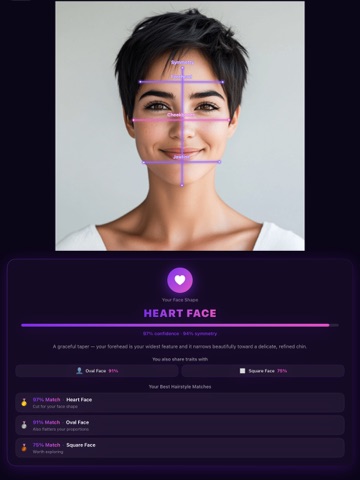 Find Your Face Shape iPad screenshot