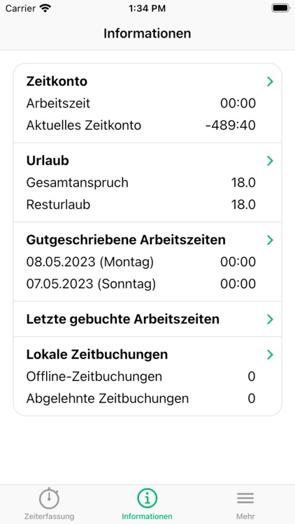 Timemaster Zeiterfassung