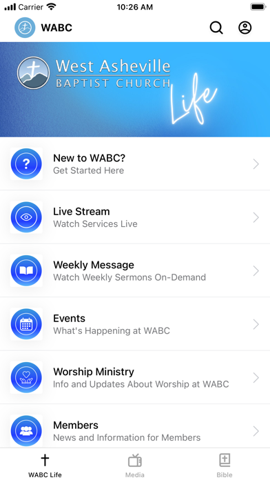 West Asheville Baptist Church Screenshot