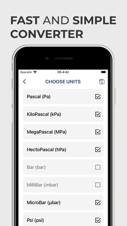 Pressure Converter Psi Bar Pas screenshot-3