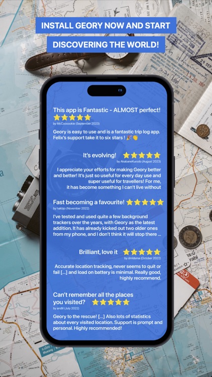 Geory – Travel Tracker Journal screenshot-9