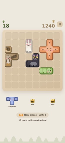 Zoolomino: Block Puzzle Screenshot 2 of 4