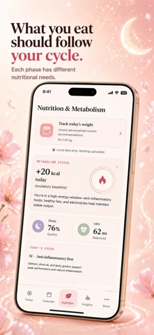 Flowly: Cycle & Period Tracker Screenshot 2 of 6