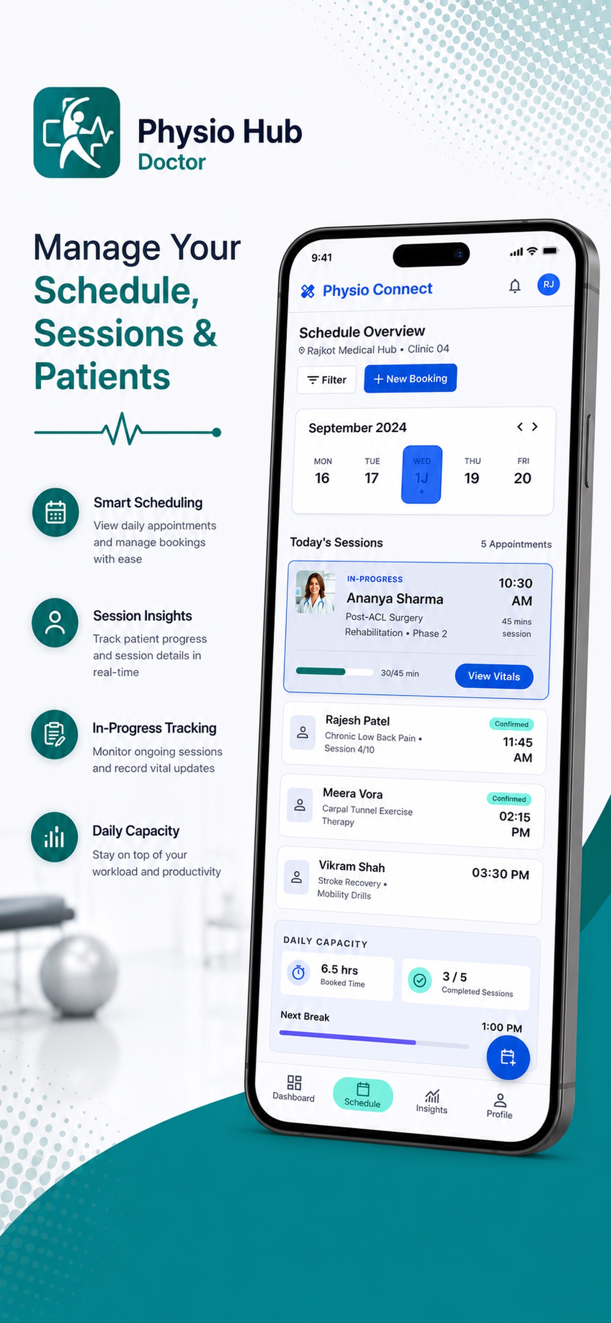 Screenshot 1 of Phyzio Hub Doctor