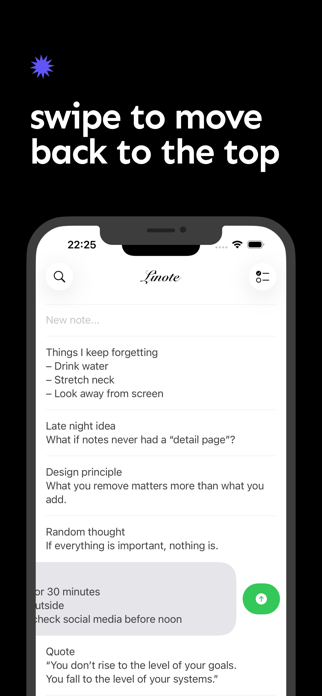 Linote: One-page notes Screenshot 3 of 5
