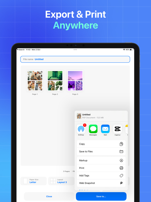 ‎JPG to PDF: Photo to PDF Screenshot