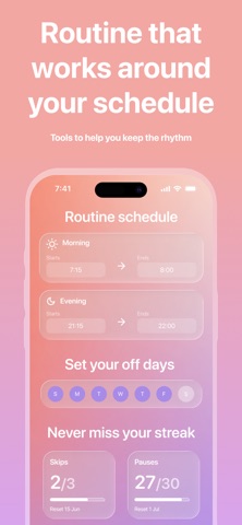 YUL: Daily Skincare Routine iPhone screenshot