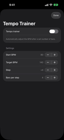 metronome for practice screenshot 5