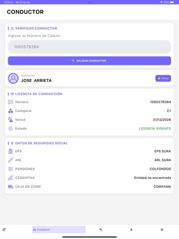ControlCheck iPad screenshot