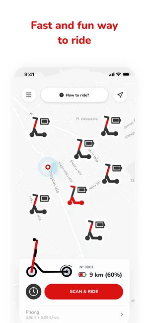 Zippy Rides iPhone screenshot 1