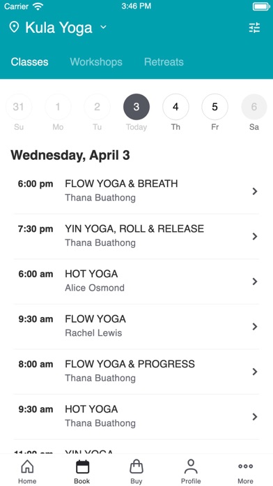 Kula Yoga Australia Screenshot