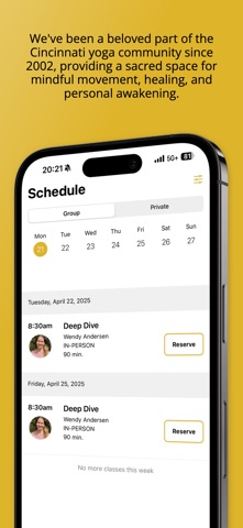 Shine Yoga Center screenshot
