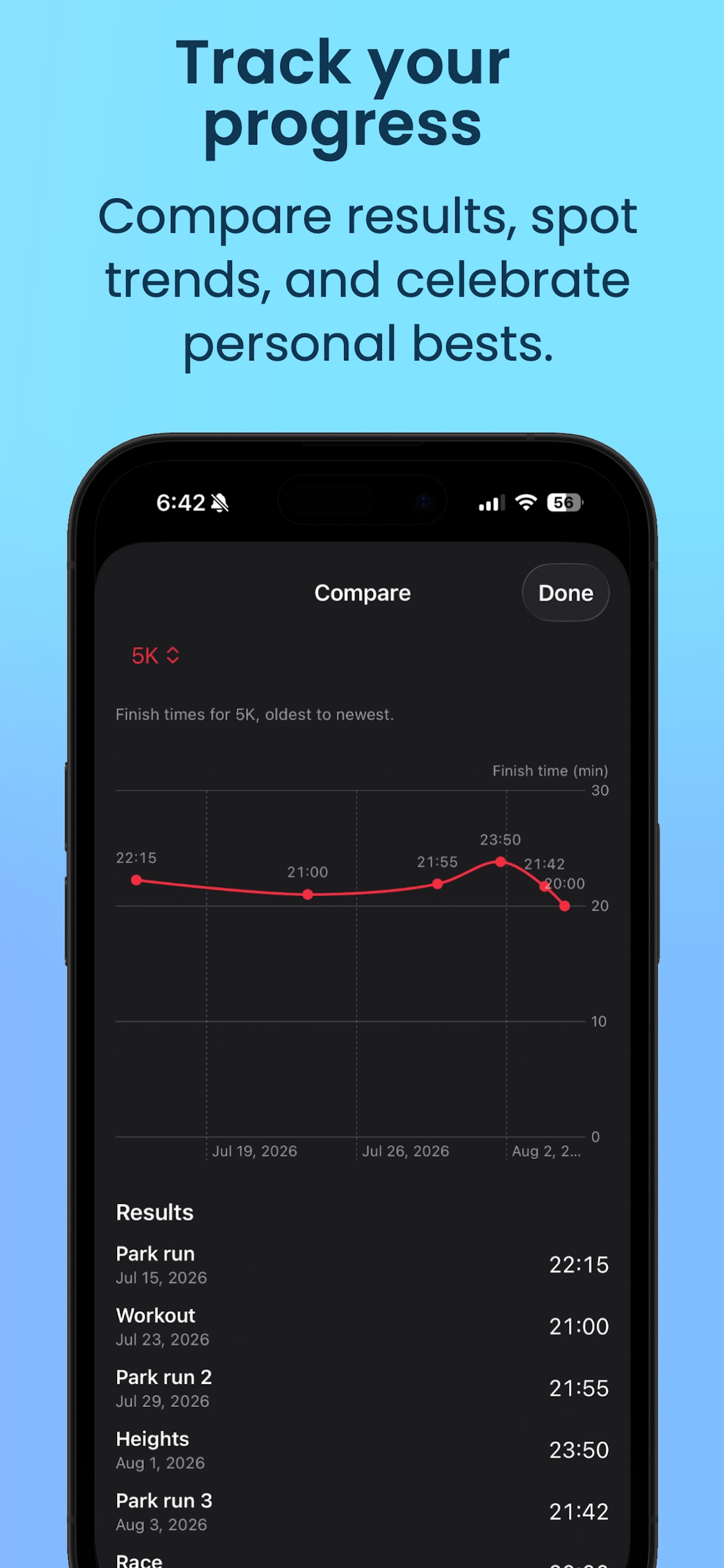 Screenshot 5 of Race Pace: Running Calculators