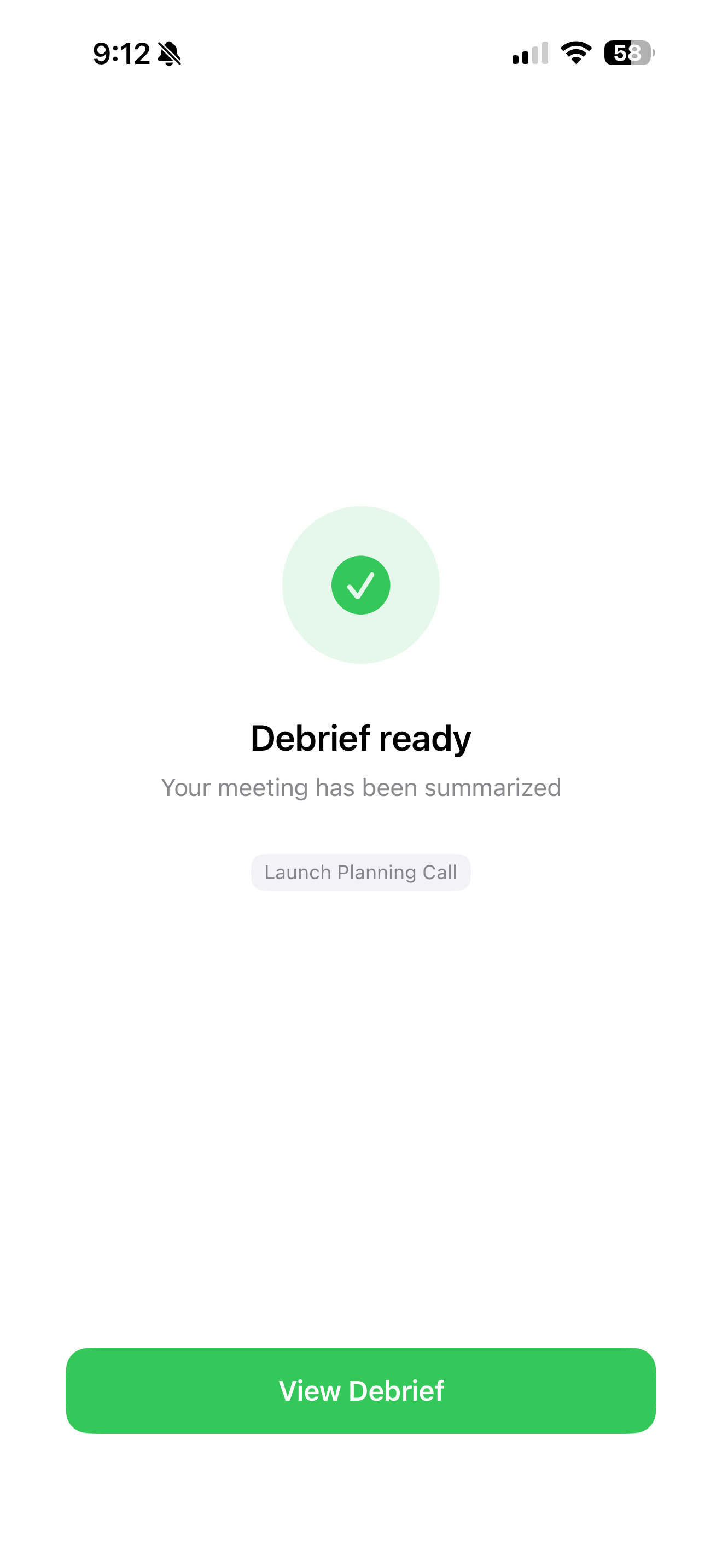 Debrief Meeting Assistant