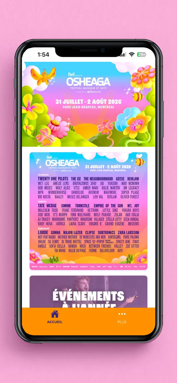 Screenshot #1 pour Osheaga