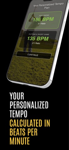 Golf BPM Swing Tempo Music screenshot