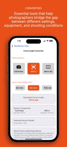 ShootSmart Photographer Tools screenshot