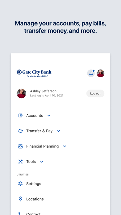 Gate City Bank Mobile iPhone screenshot 4 - Finance app