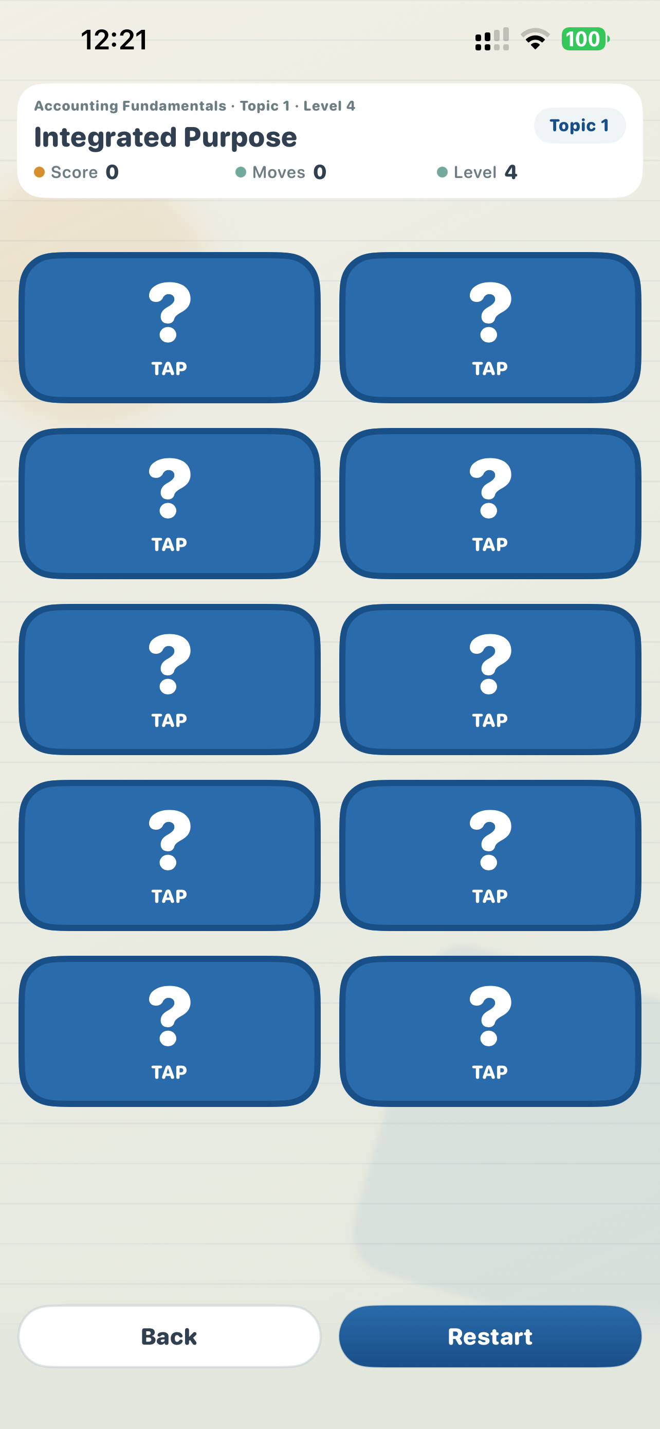 Accounting Memory Games screenshot 10