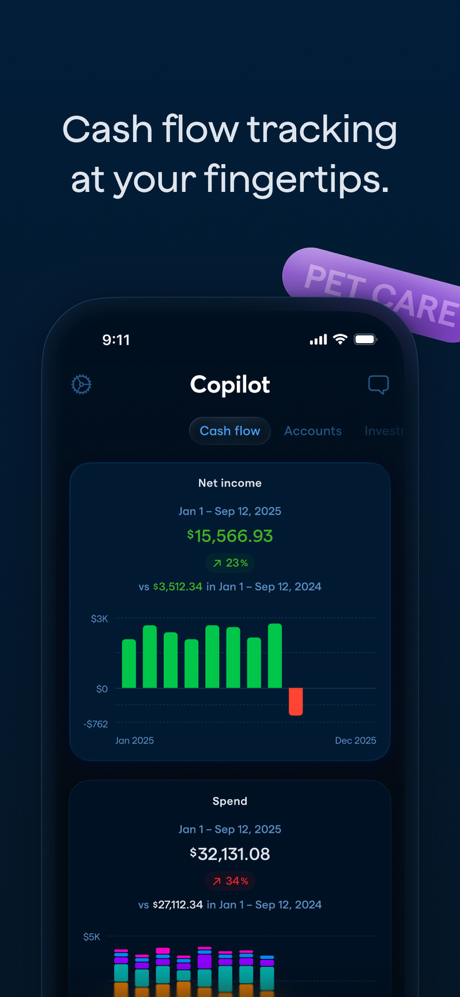 Copilot: Track & Budget Money screenshot 2