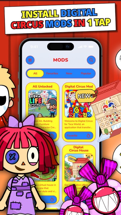 Digital Circus for Toca World. Screenshot