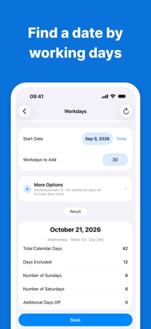 Date Calculator, Days Calc Screenshot 3 of 4