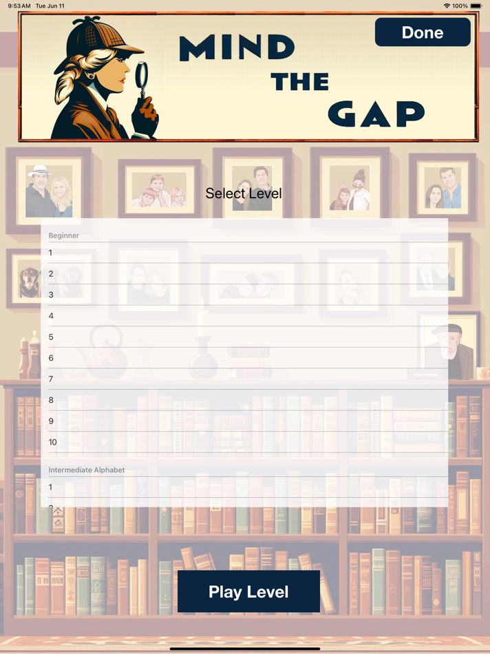 #10. Mind The Gap - Visual Closure (iOS) 由: Donalee Markus
