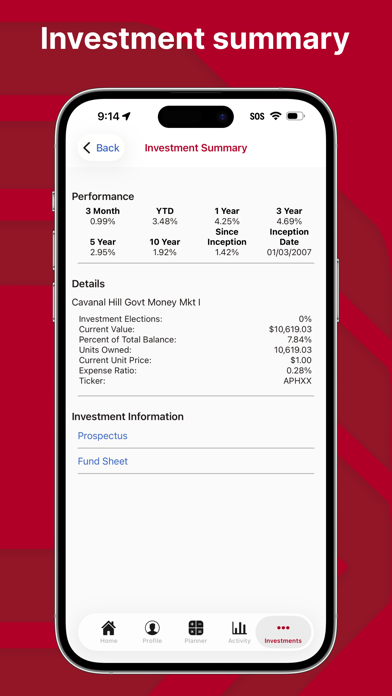 Start Right Retire Right iPhone screenshot 4 - Finance app